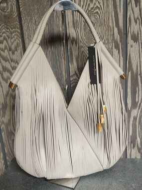 NWT Donna Karan Baldwin Large Lazer Cut Shoulder Bag (Missing Pouch)